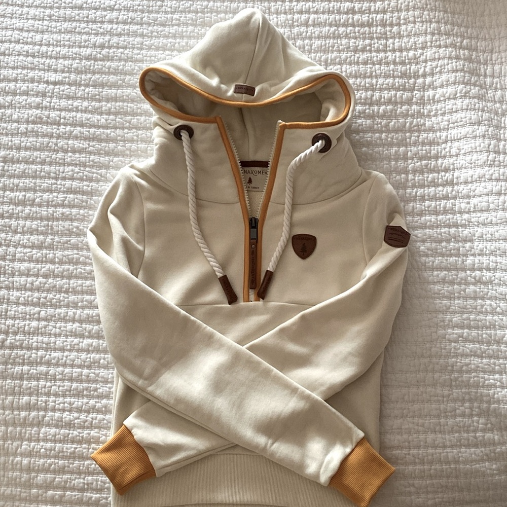 Wanakome Hoodie XSmall - New - Light beige